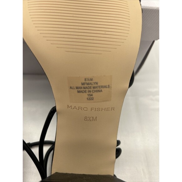 Marc Fisher Malyn Sandal Womens Black Size 8.5M New in Box - Picture 9 of 11